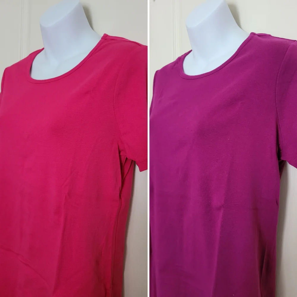 White Stag T-shirt Bundle, Pink and Purple, Sz L, EUC - Picture 2 of 10